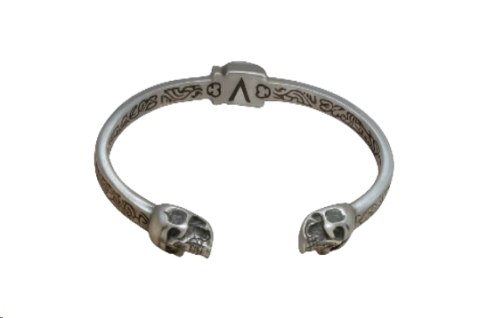 BRACELETE DARK ORNAMENTAL CAVEIRA