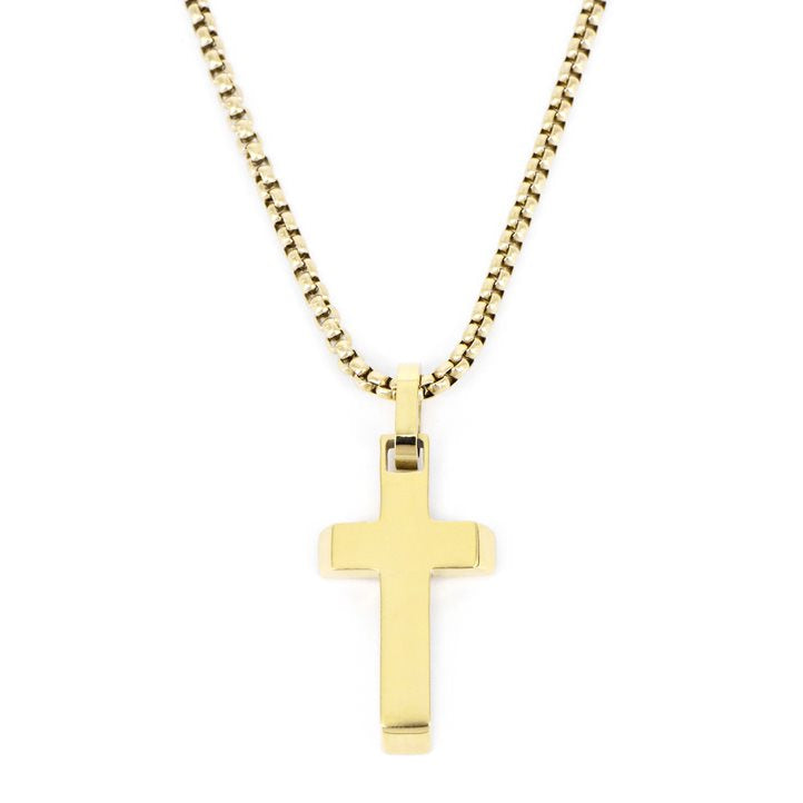 COLAR PRIME VENEZIANA MEIA CANA 2,5MM CRUZ FACETADA