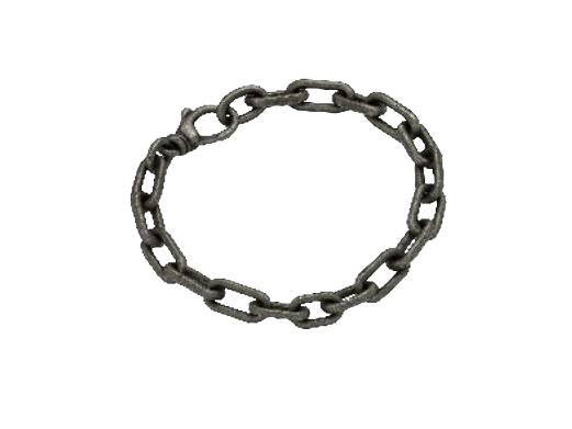 PULSEIRA DARK CADEADA ALONGADA 7MM OLD BLACK FECHO LAGOSTA