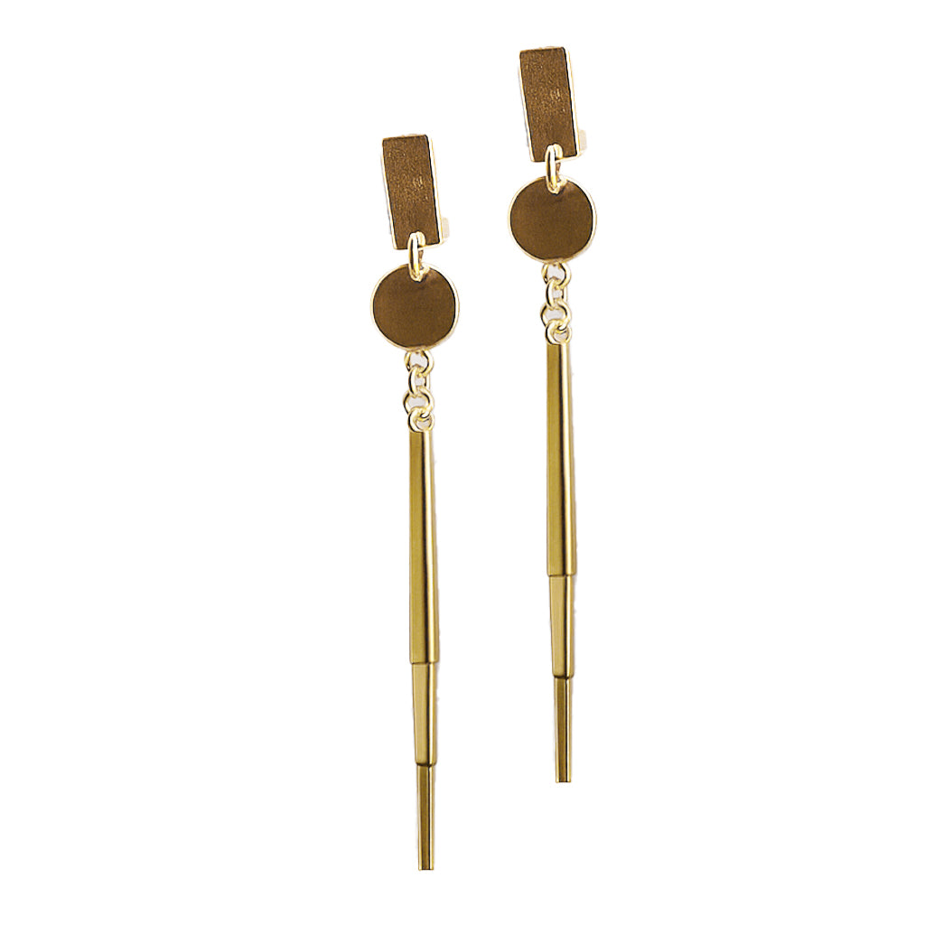 BRINCO GEOMETRIC BASE RETANGULAR NDENTES CORRENTE TRIPLAS