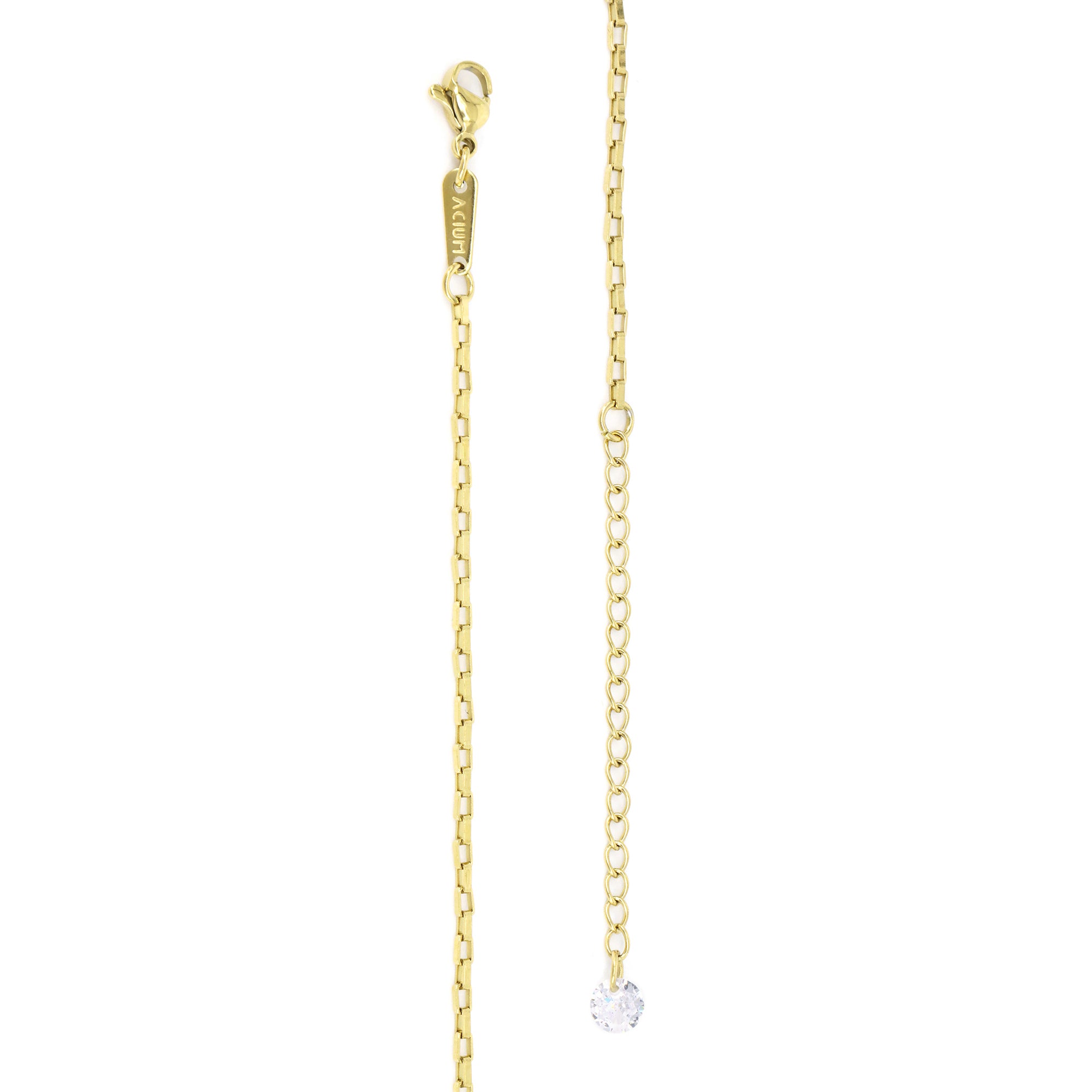 CORRENTE BASIC POP PREMIUM CARTIER 1,5MM ALONGADOR COM PONTO DE LUZ