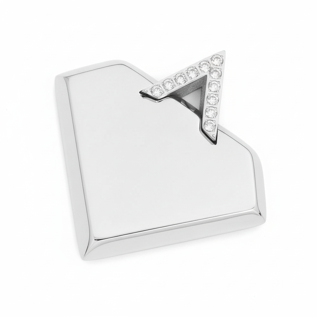 PINGENTE PERSONALIZAÇÃO ACIUM DIAMANTE LOGO COM ZIRCÔNIAS