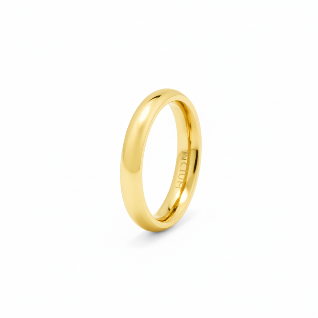 ALIANÇA BASIC ABAULADA 3MM