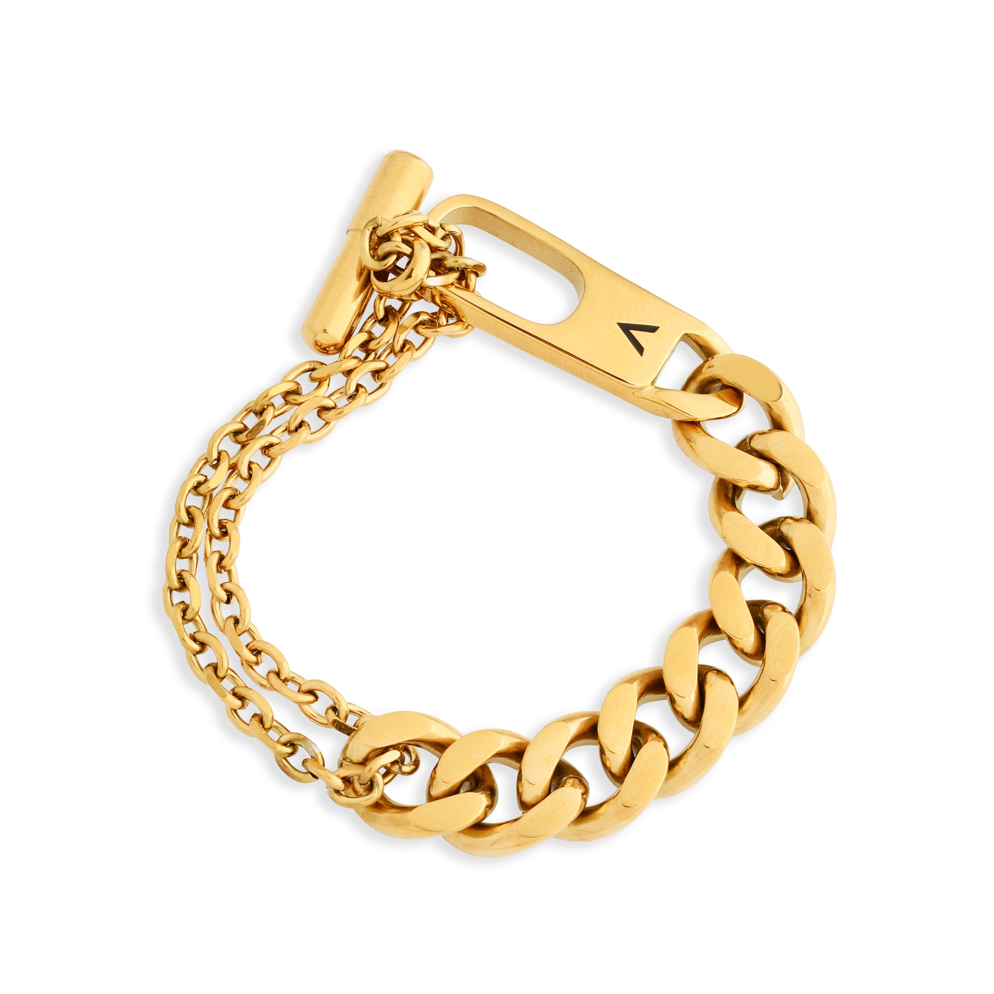PULSEIRA PRIME ELOS GRUMET E CADEADA DUPLA FECHO BARRA