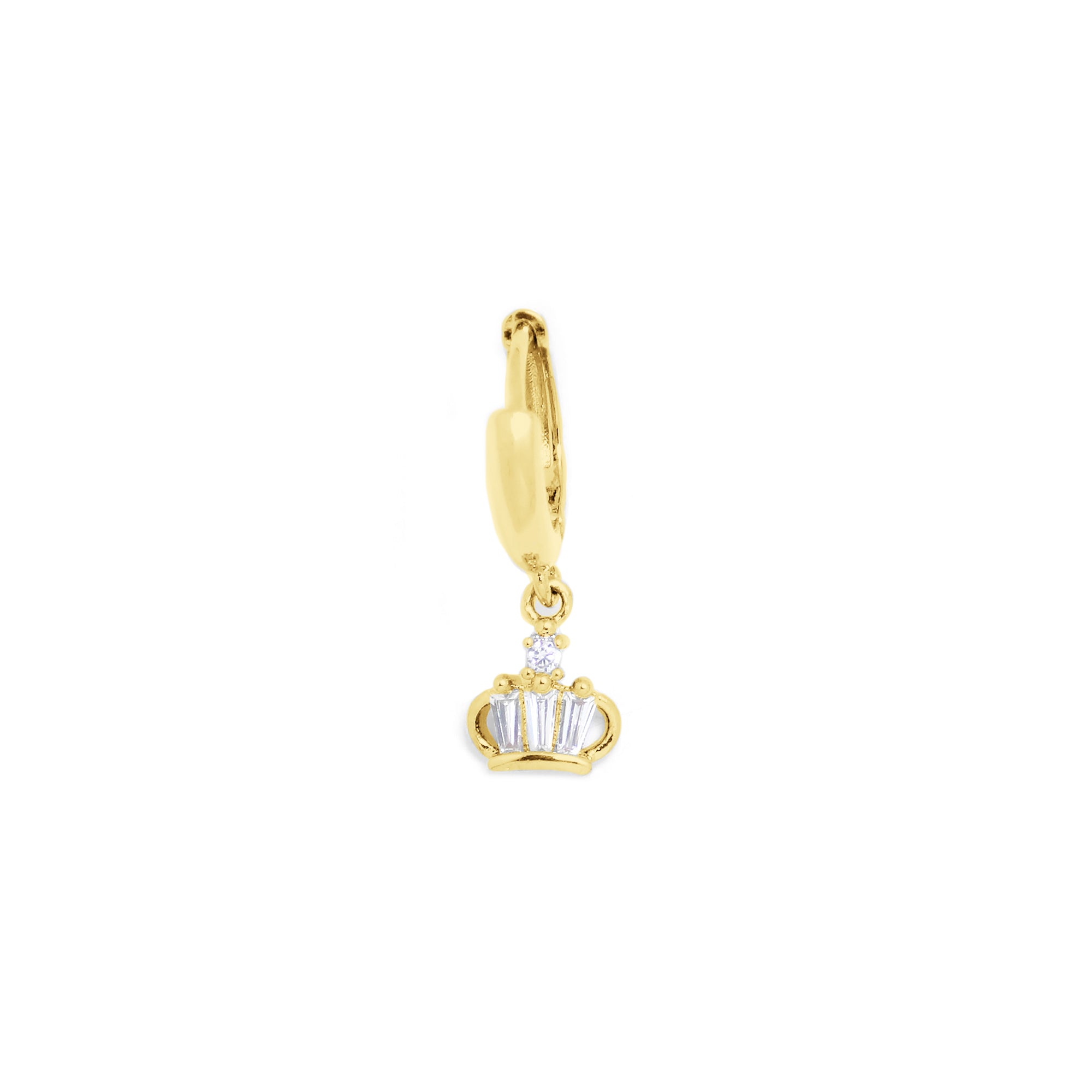 PIERCING CARTILAGEM ARGOLA PENDENTE COROA