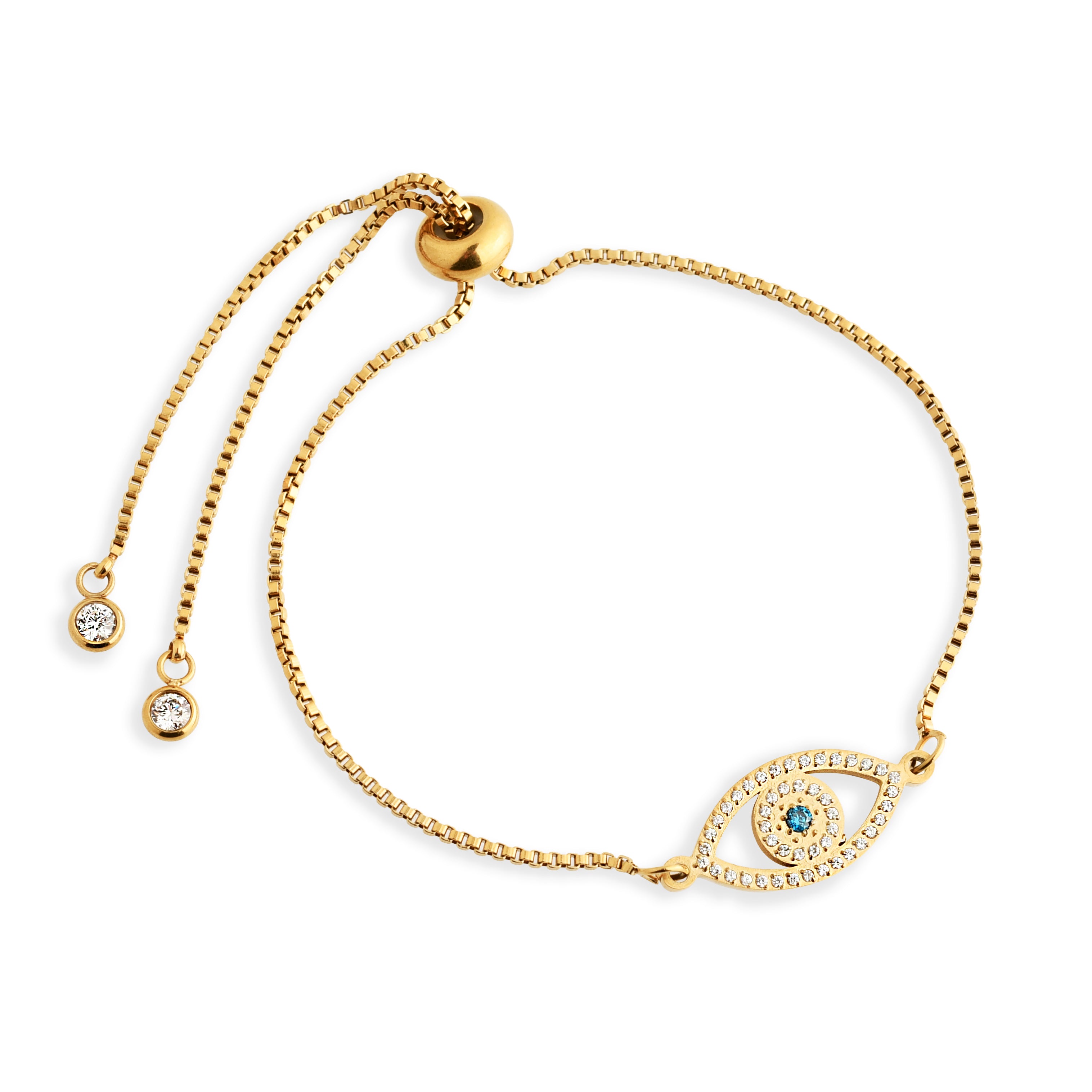 PULSEIRA BRACCIALINNI OLHO GREGO MICROS ZIRCÔNIAS
