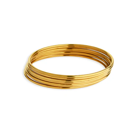 BRACELETE GEOMETRIC ARGOLAS STACKS