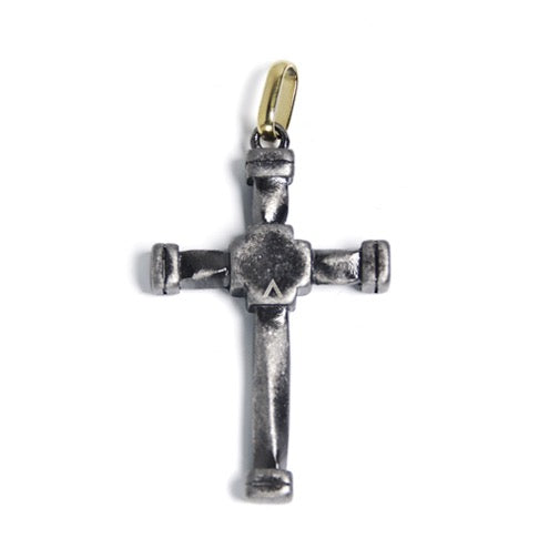 PINGENTE DARK CRUZ MEDIEVAL OLD BLACK