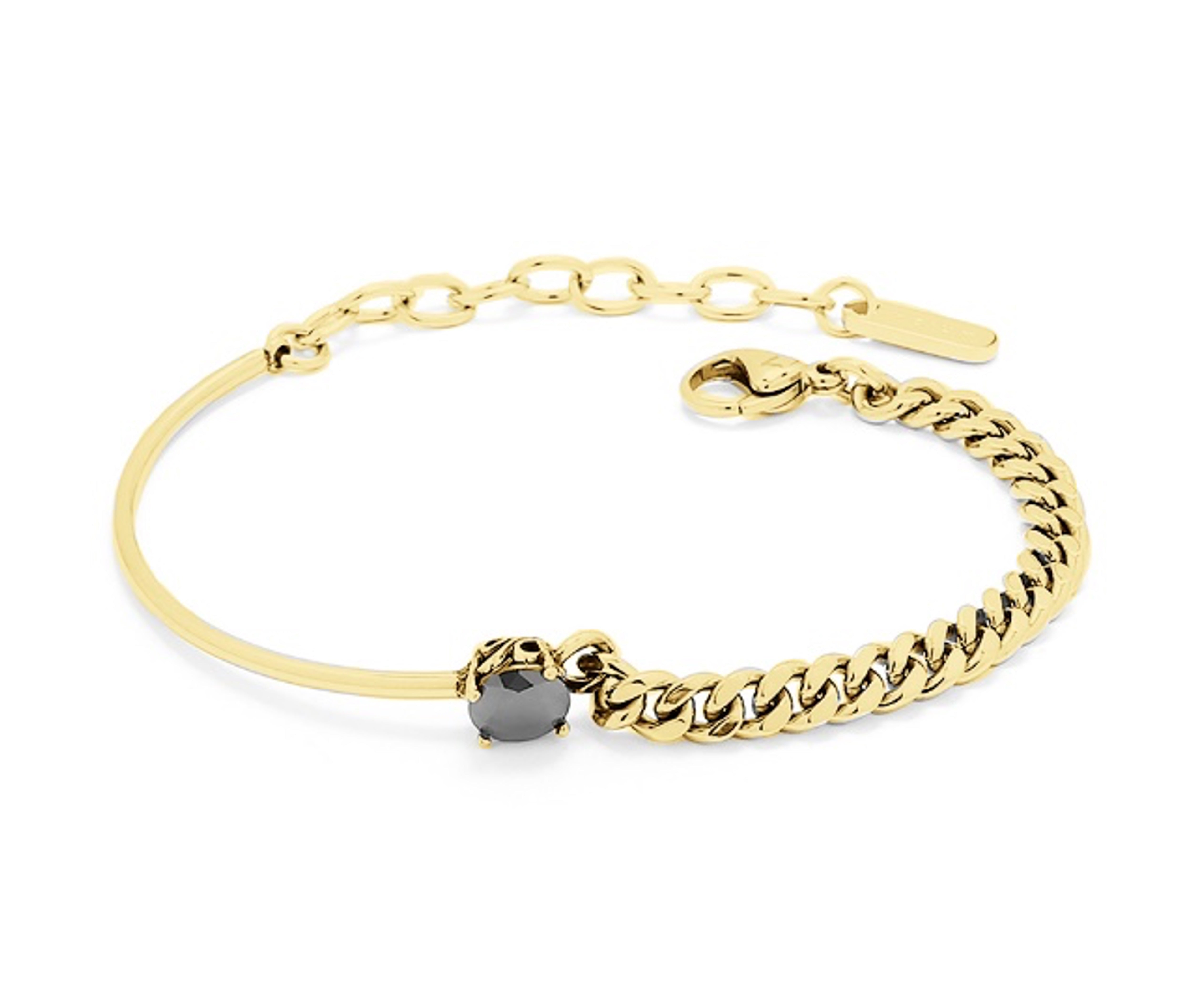 PULSEIRA PRIME LACRAIA DUPLA COM UMA ZIRCÔNIA PRETA