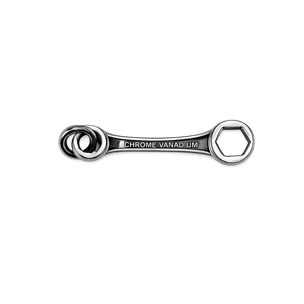 PINGENTE DARK CHAVE DUPLA METALWORK