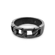 ANEL PRIME VAZADO GRUMET AÇO OLD BLACK