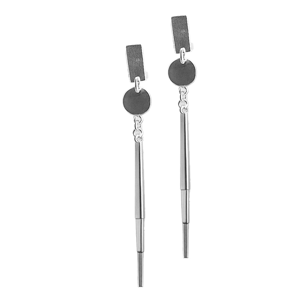 BRINCO GEOMETRIC BASE RETANGULAR NDENTES CORRENTE TRIPLAS