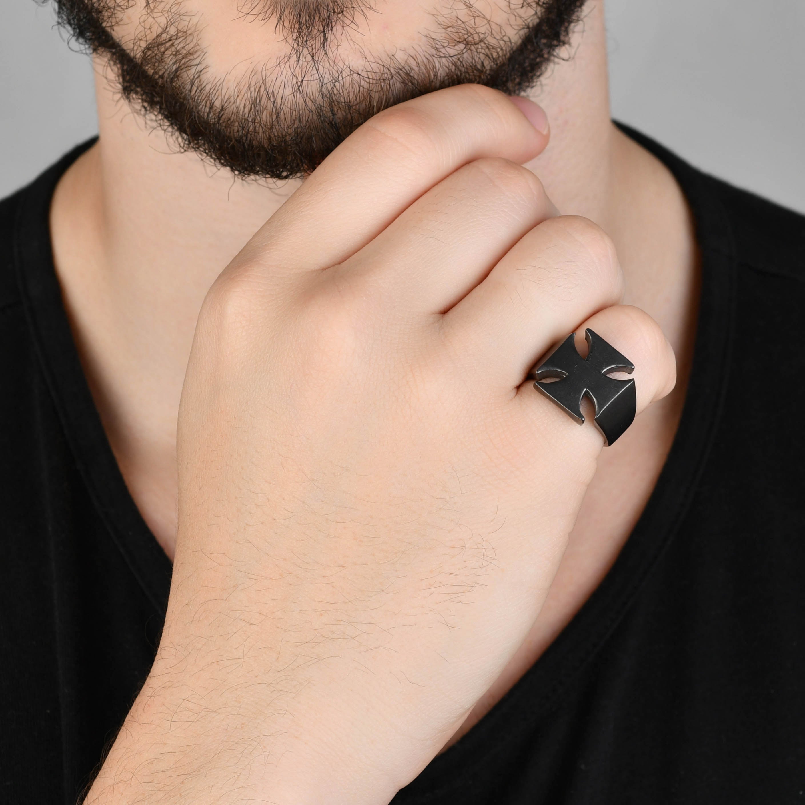 ANEL SOFT DARK CRUZ MALTA OLD BLACK