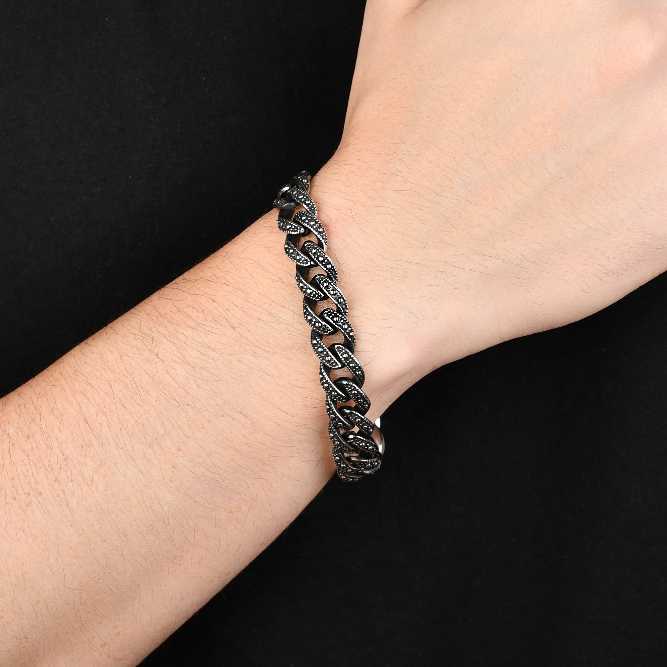 PULSEIRA GRUMET CUBANA FECHO MOSQUETÃO