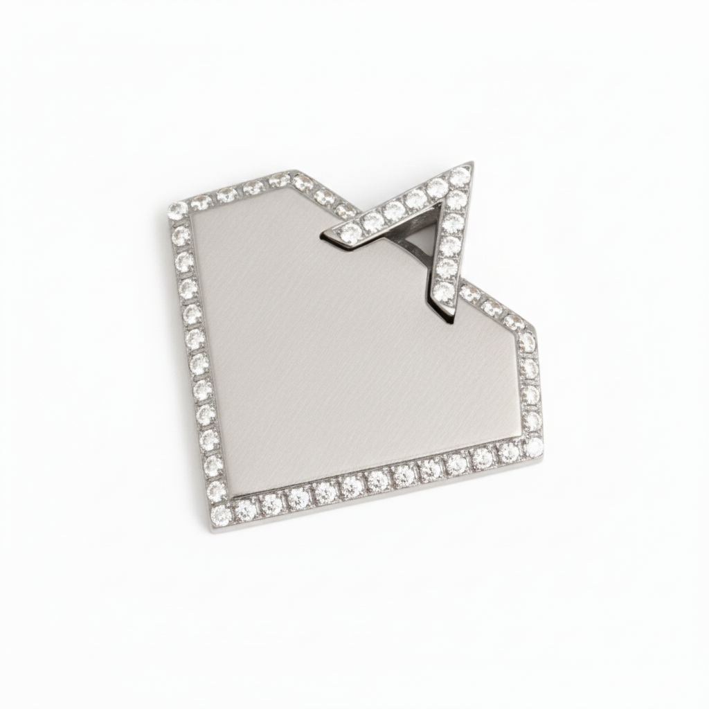 PINGENTE PERSONALIZAÇÃO ACIUM DIAMANTE CRAVEJADO