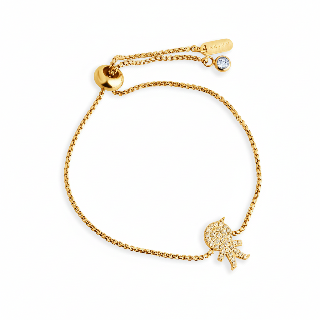 PULSEIRA BRACCIALINNI VENEZIANA MENININHO COM MICROS ZIRCÔNIAS