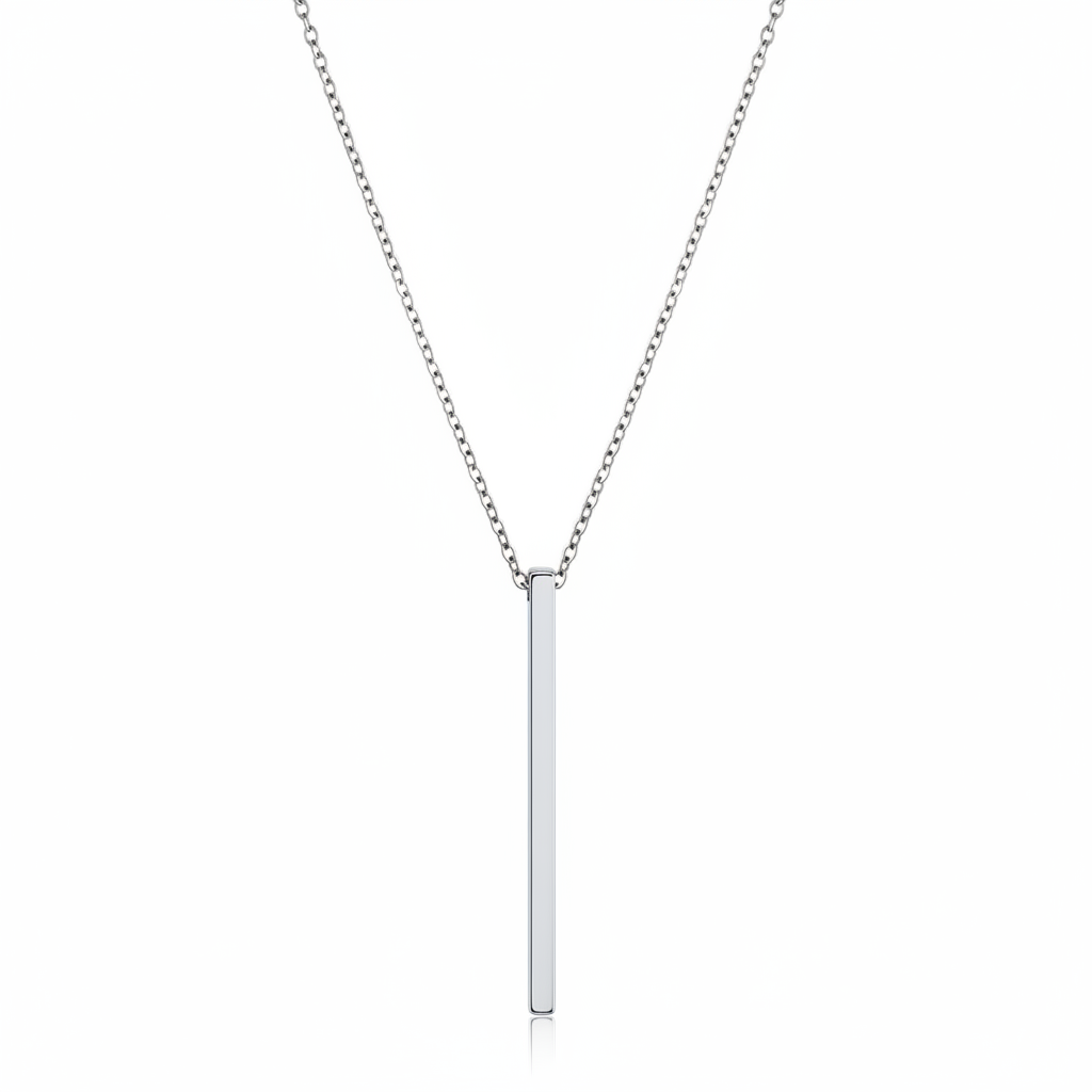 COLAR GEOMETRIC CORRENTE CADEADA 1,5MM HASTE LISA