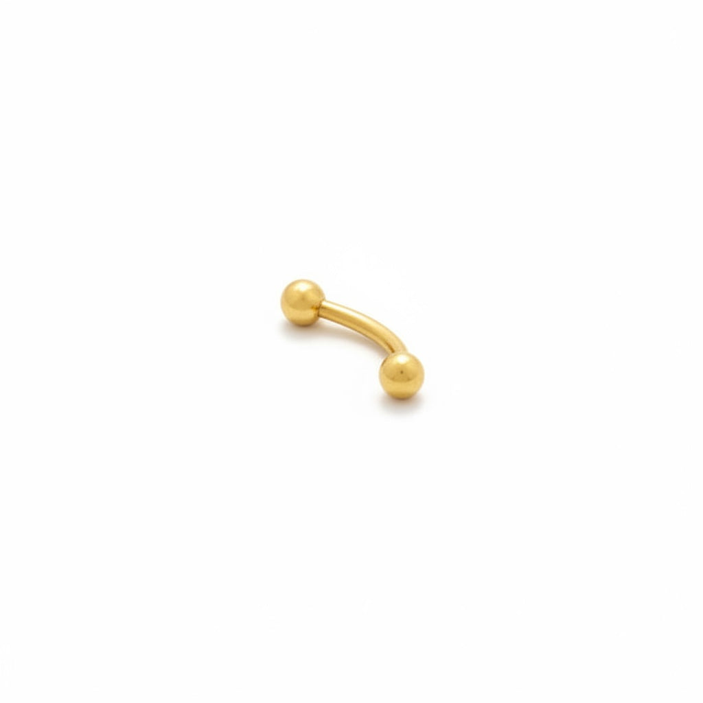 PIERCING SOBRANCELHA BOLINHA DUPLA