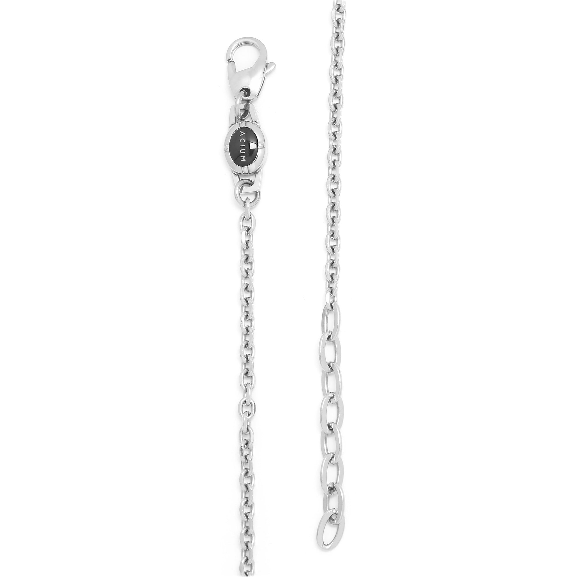 CORRENTE POP PREMIUM ELO PORTUGUÊS 3MM OLD BLACK FECHO COM LOGO ACIUM