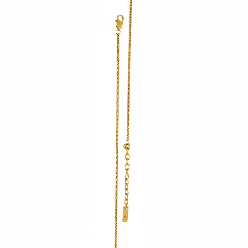 CORRENTE 60CM PREMIUM VENEZIANA MEIA CANA 2MM COM ALONGADOR