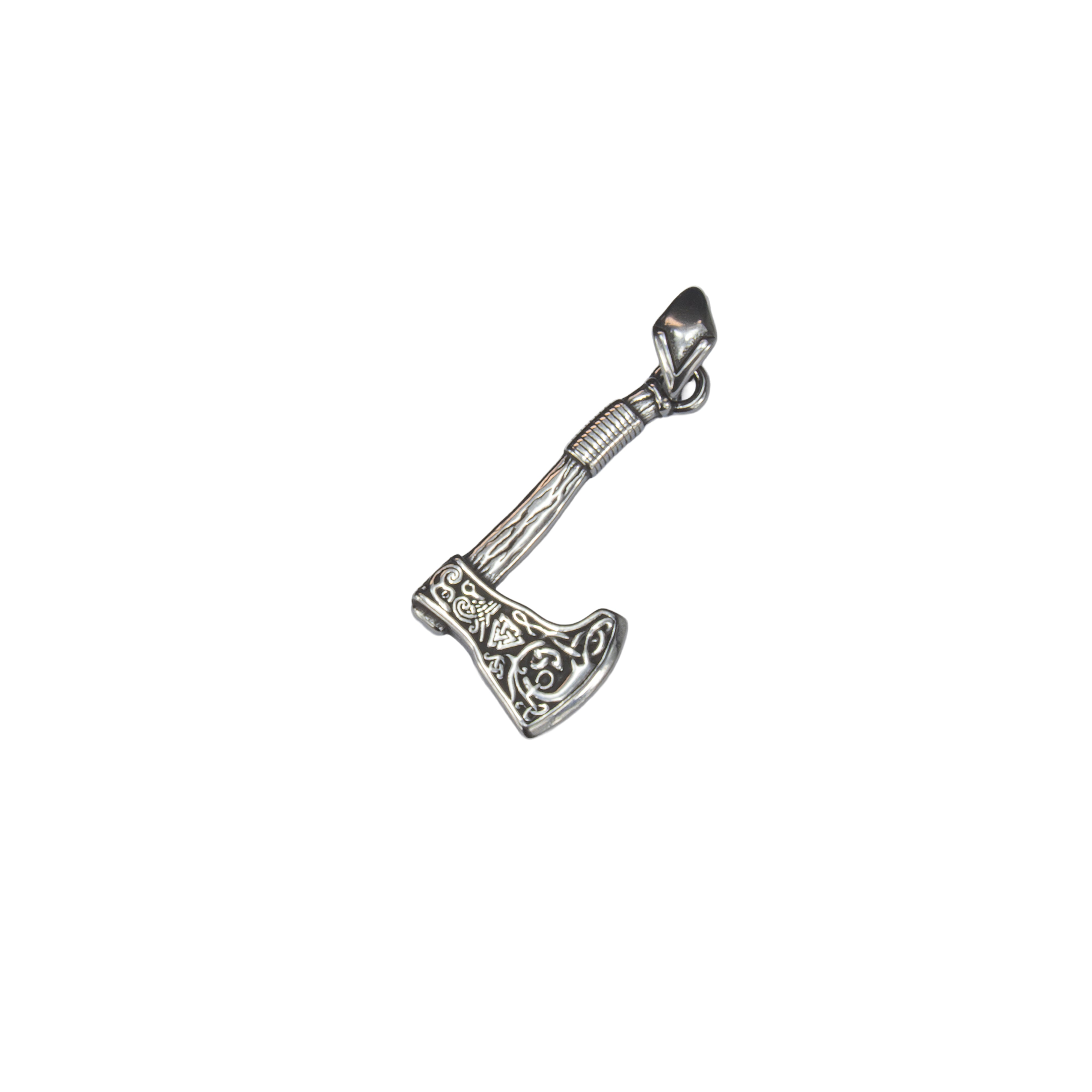 PINGENTE DARK MACHADO VIKING LÂMINA TEXTURIZADA