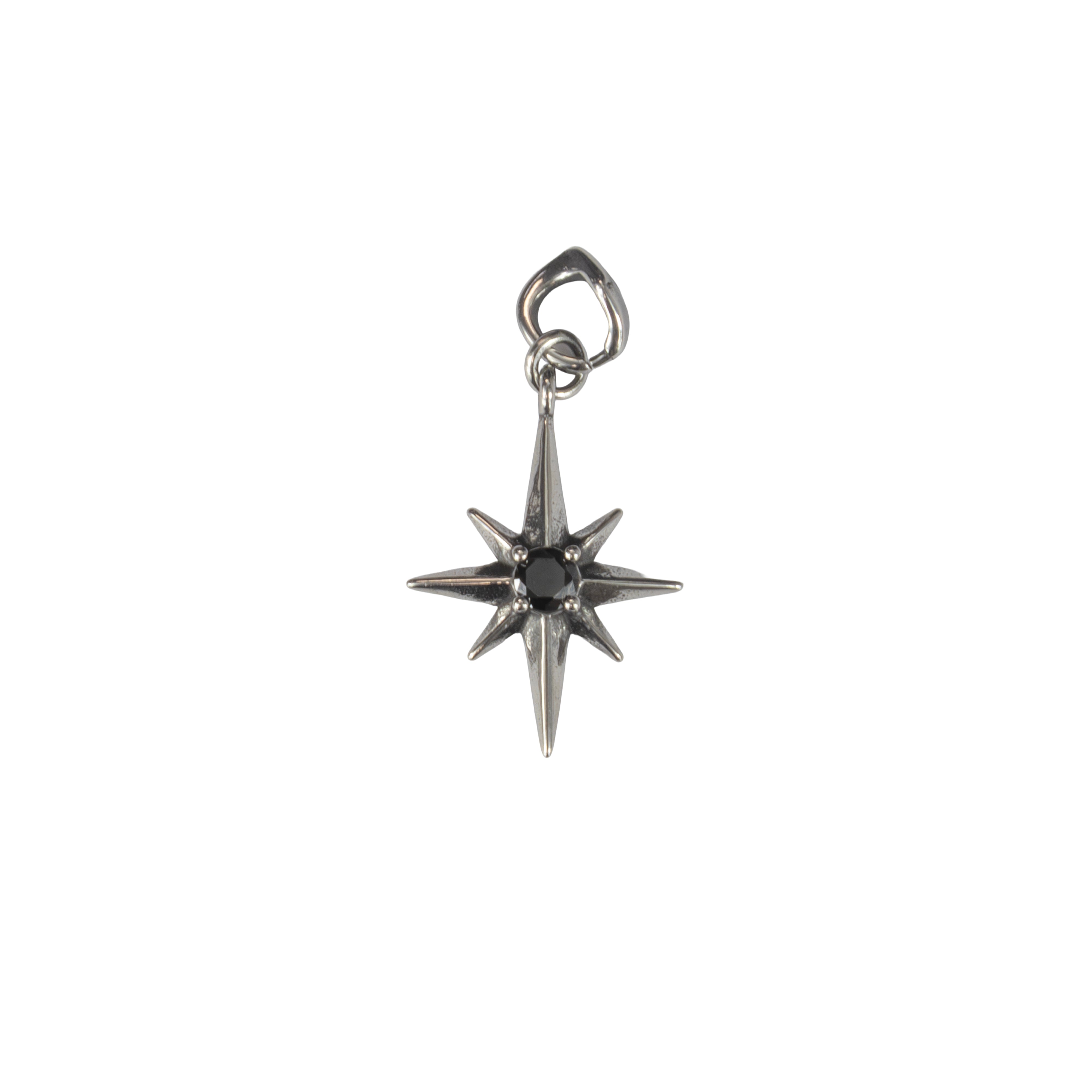 PINGENTE DARK ESTRELA OCTAGRAM COM ZIRCÔNIA