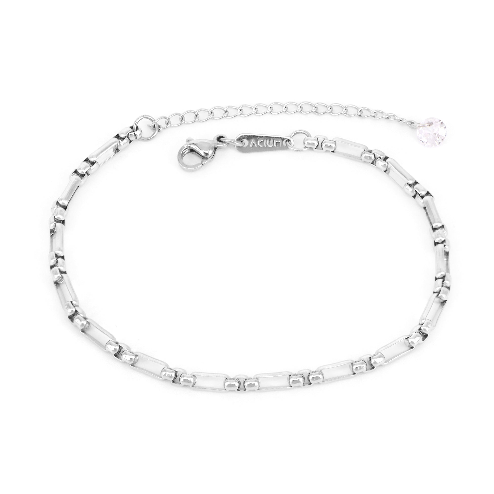 PULSEIRA BASIC POP PREMIUM CADEADA ALONGADA 2X1 2MM AÇO ALONGADOR COM PONTO DE LUZ