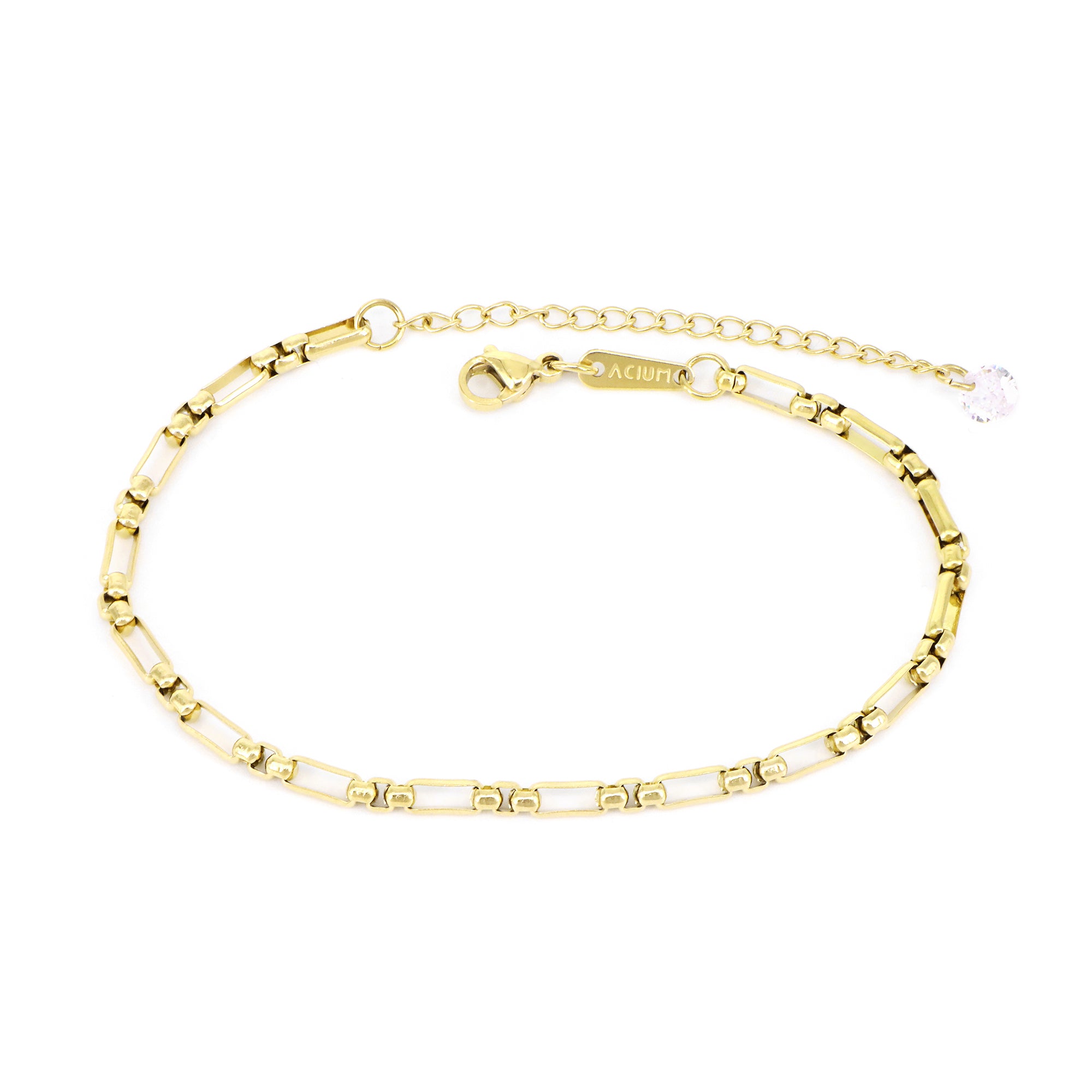 PULSEIRA BASIC POP PREMIUM CADEADA ALONGADA 2X1 2MM AÇO ALONGADOR COM PONTO DE LUZ