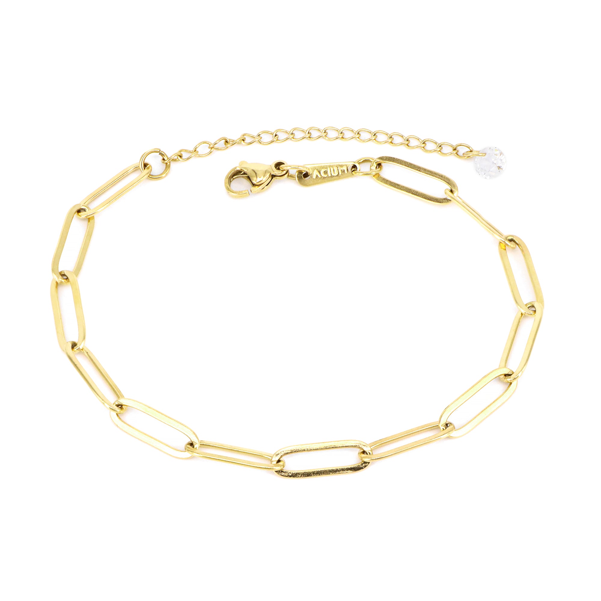 PULSEIRA BASIC POP PREMIUM CLIP 4,8MM AÇO ALONGADOR COM PONTO DE LUZ