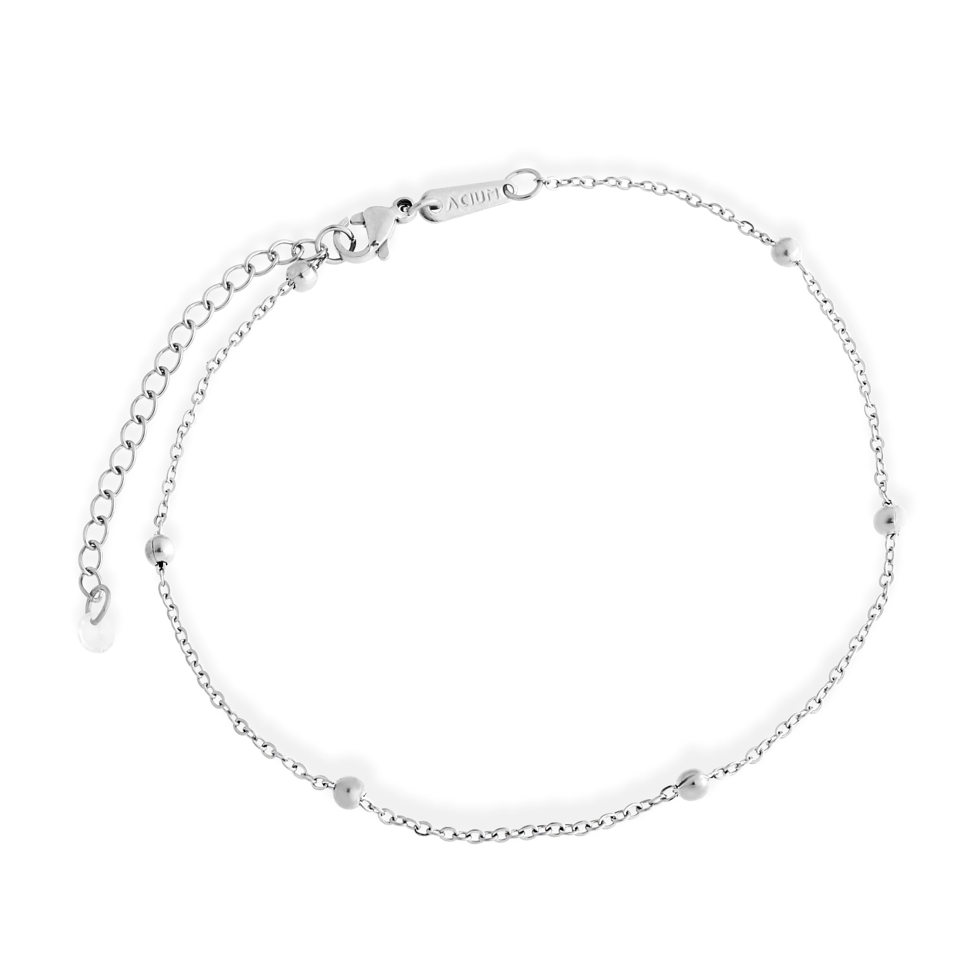 PULSEIRA BASIC POP PREMIUM CADEADA COM BOLINHA 1.8MM ALONGADOR COM PONTO DE LUZ