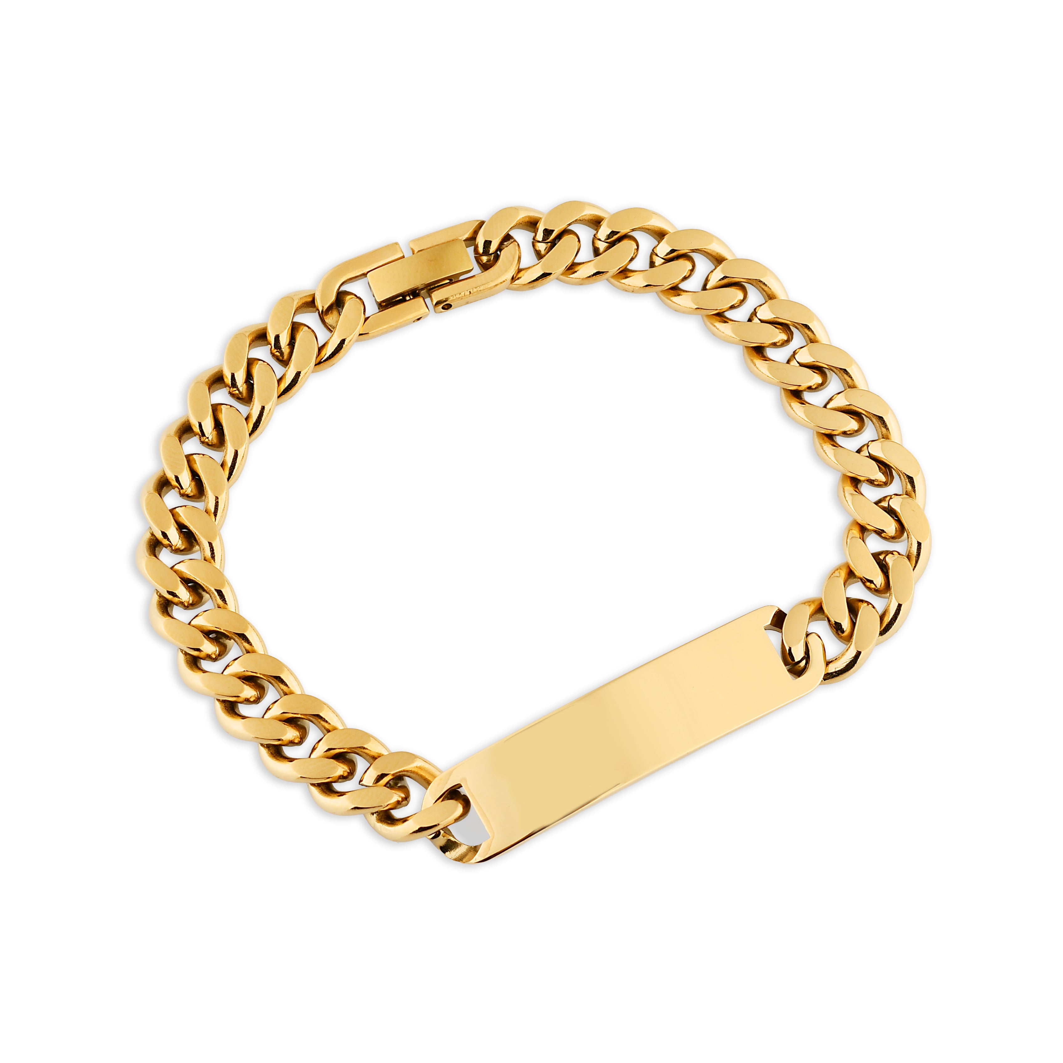 PULSEIRA GRUMET COM PLACA PERSONALIZÁVEL 8MM