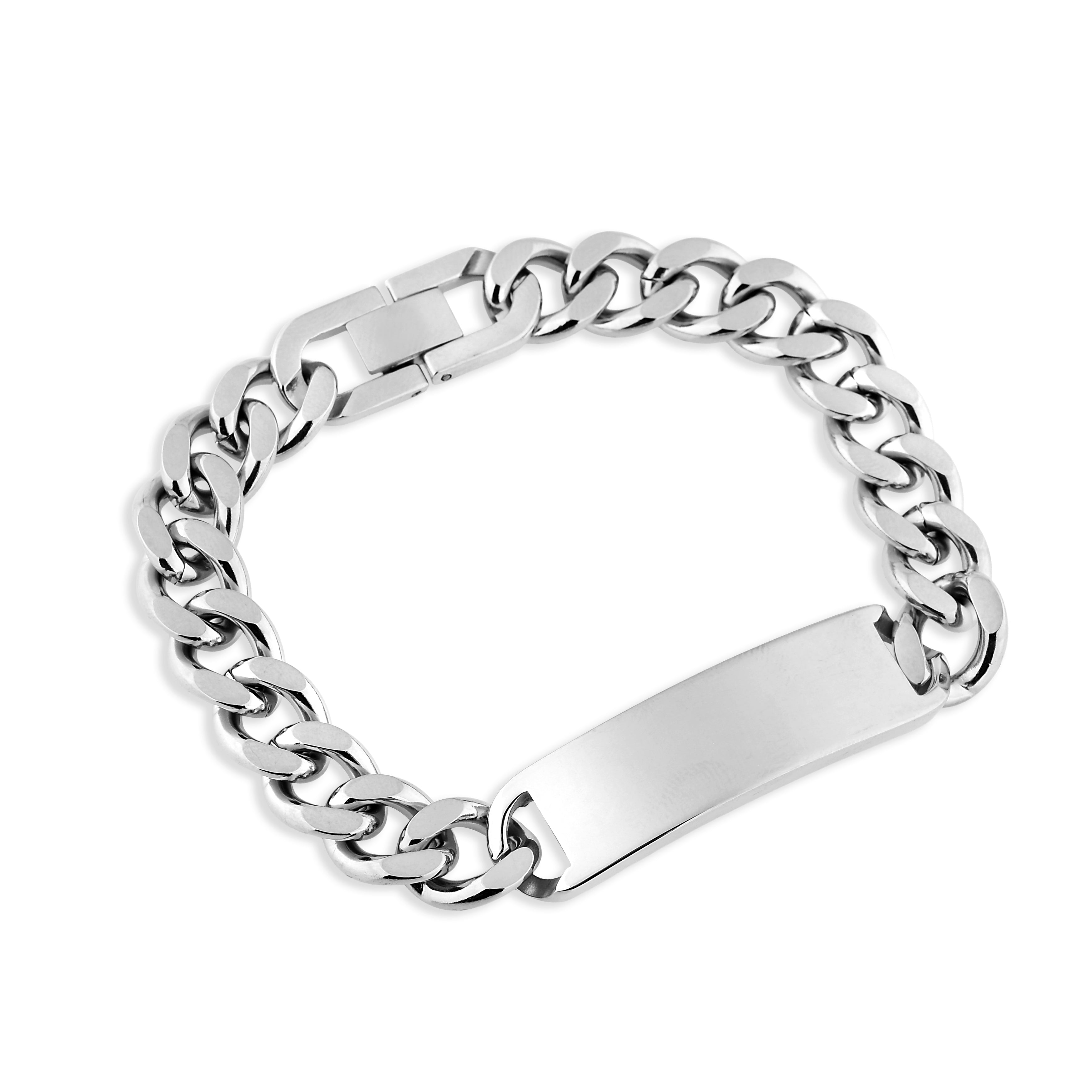 PULSEIRA GRUMET COM PLACA PERSONALIZÁVEL 10MM