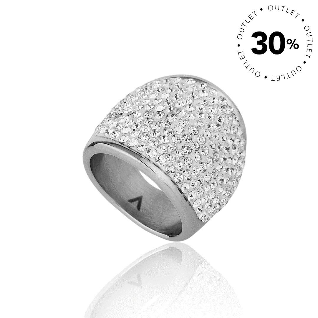 ANEL MAX GROSSO 7,5MM COM CRISTAIS