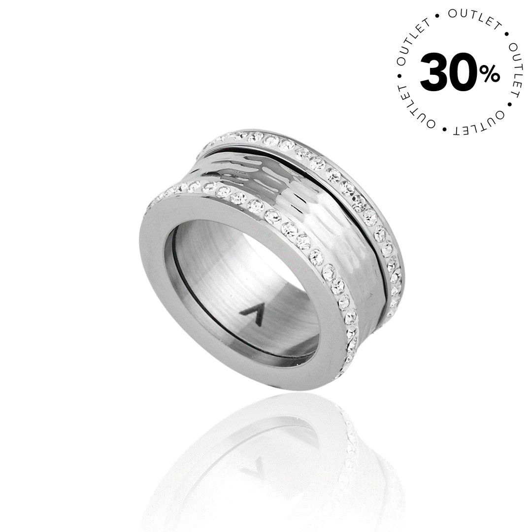 ANEL MAX BORDAS 9MM COM CRISTAIS