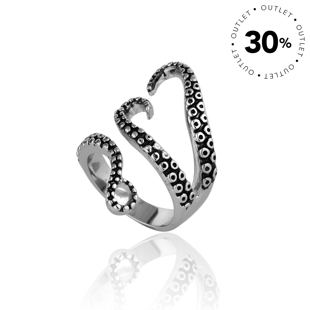 ANEL DARK TENTÁCULOS 4MM