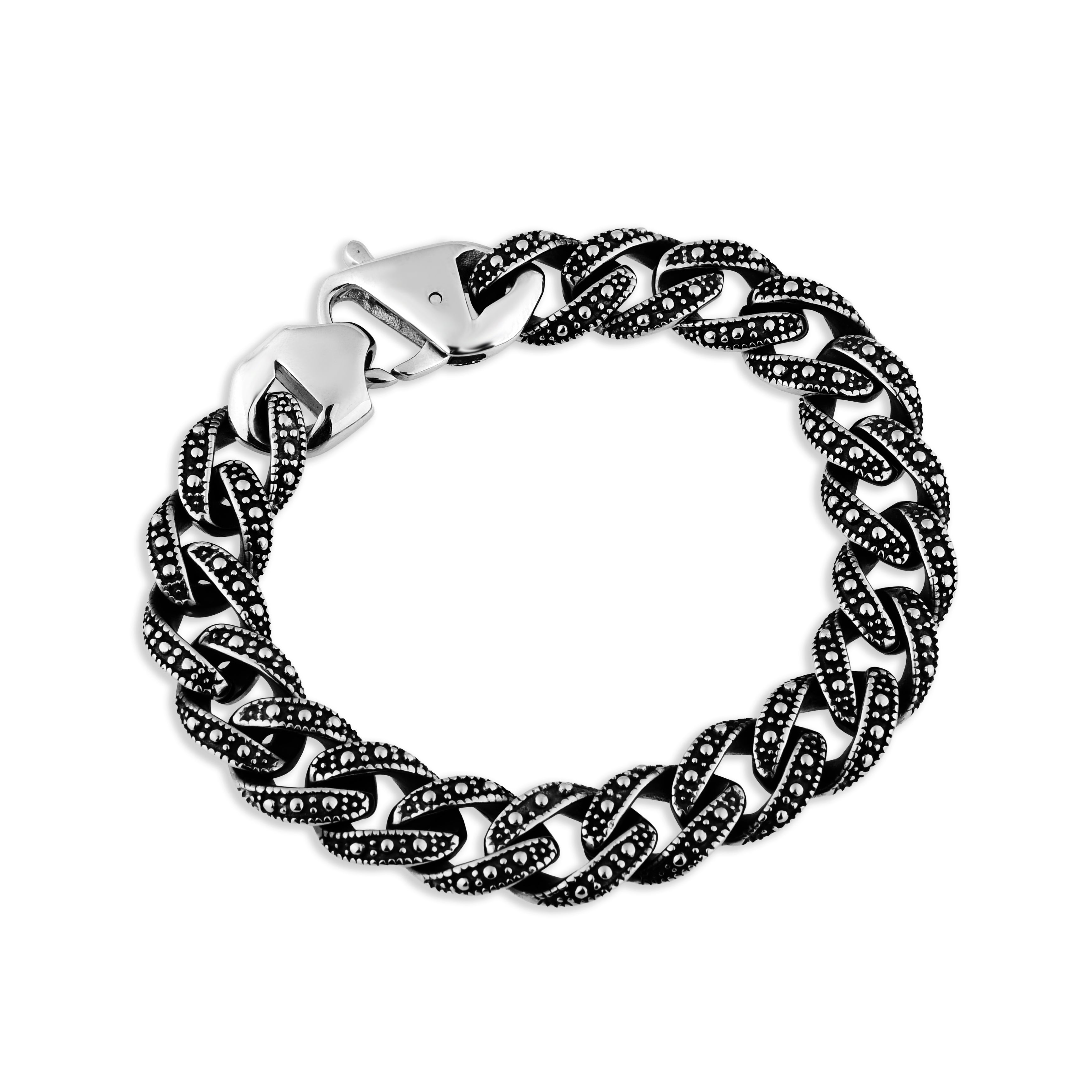 PULSEIRA GRUMET CUBANA FECHO MOSQUETÃO