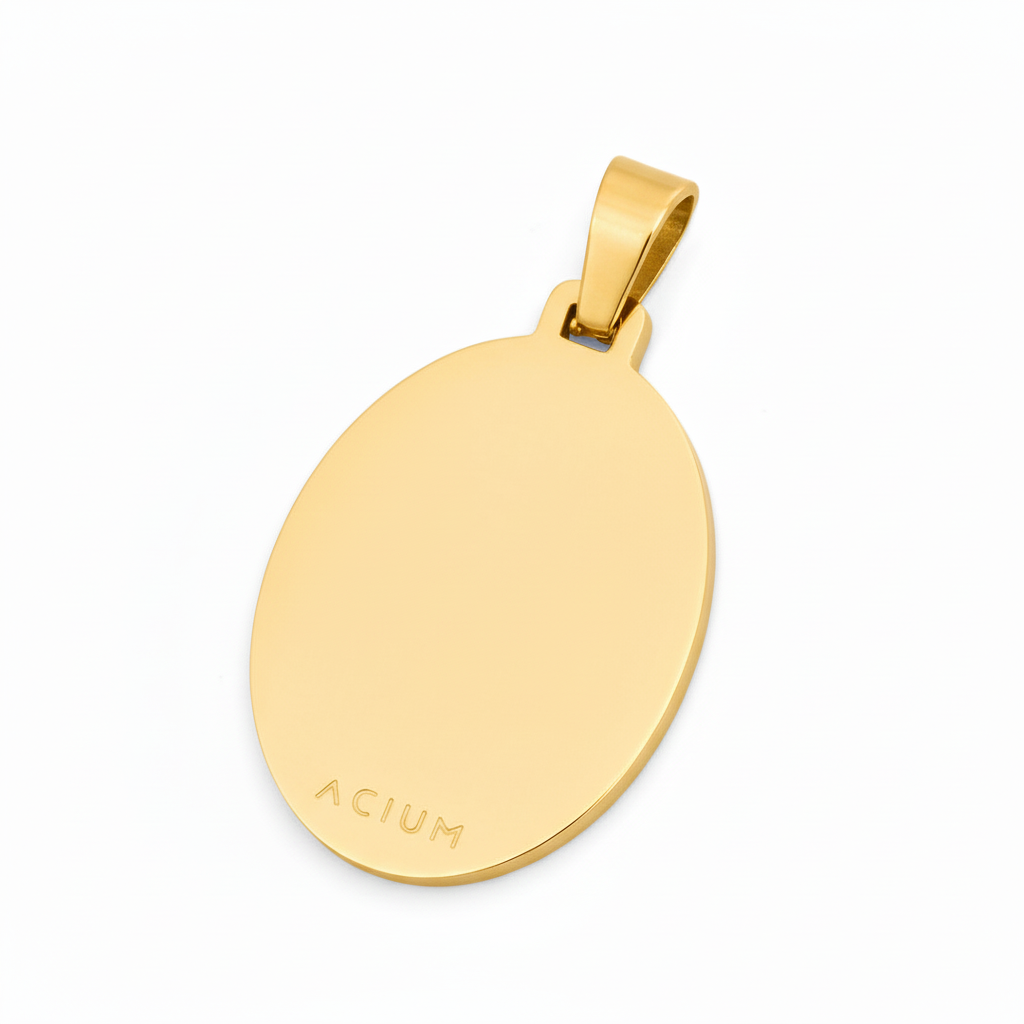 PINGENTE BASIC PERSONALIZAÇÃO OVAL LISO