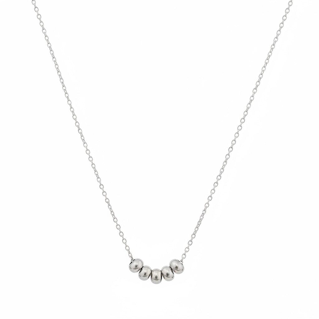 COLAR CASUAL CORRENTE CADEADA 1MM PINGENTE 5 RODINHAS