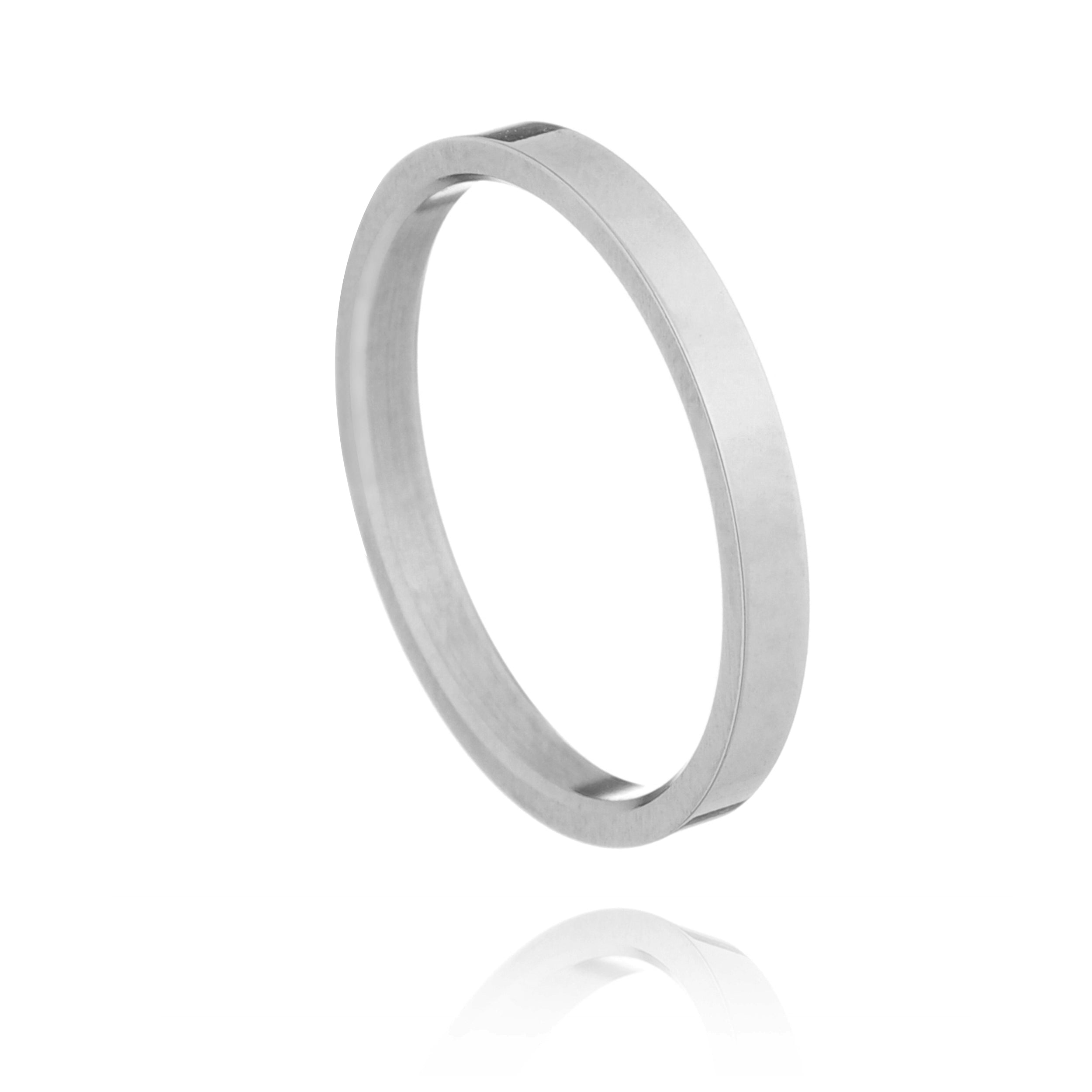 ALIANÇA OUI RETA LISA 2,5MM