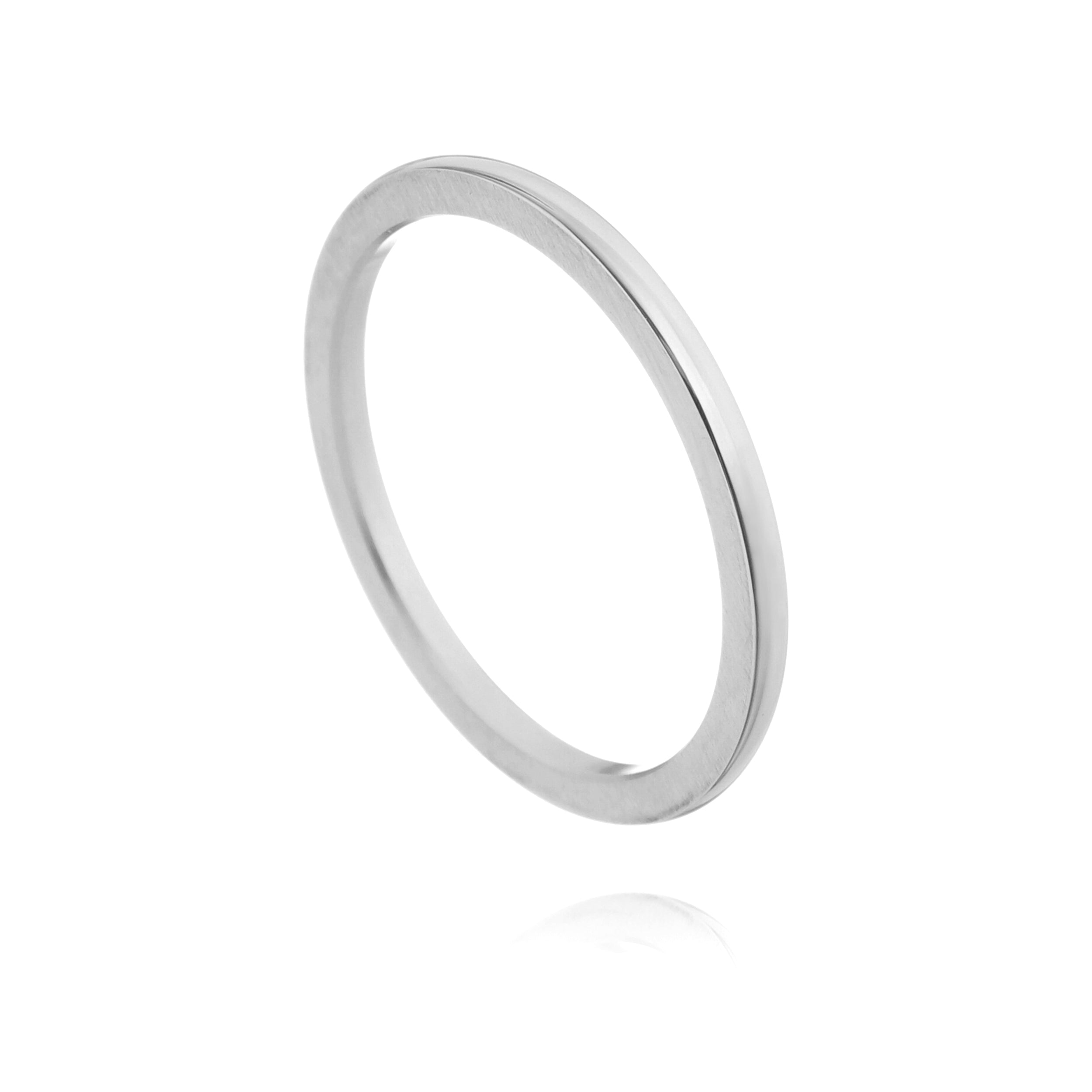 ALIANÇA OUI ARREDONDADA 1,5MM