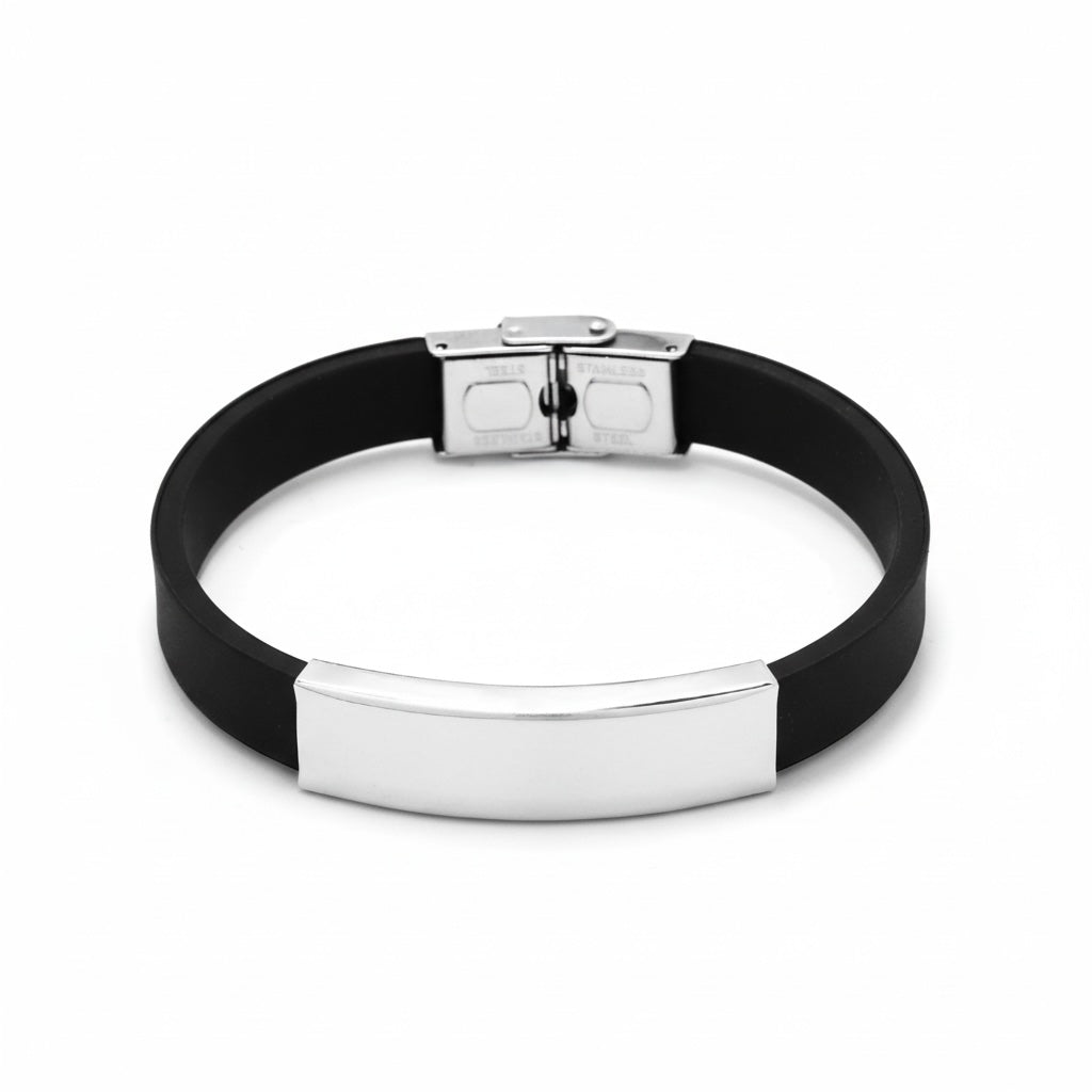 PULSEIRA CASUAL CAUCCIU COM PLACA PERSONLIZÁVEL 12MM